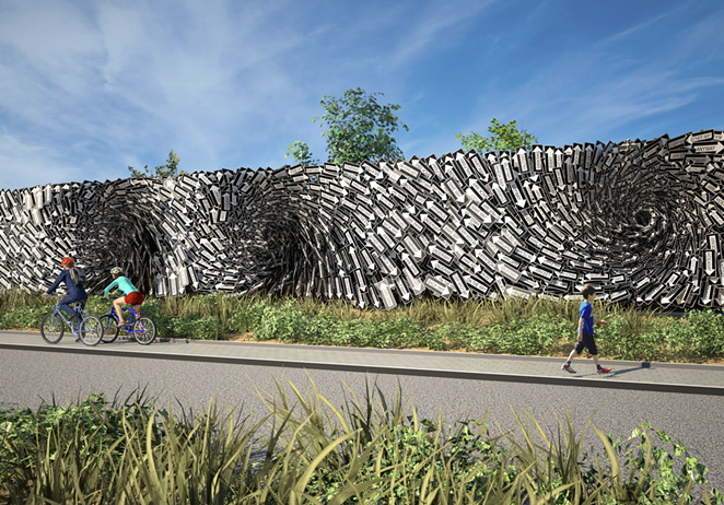 Public Art Designs on Display for Sculptural Wall and Campus Entry Sculpture – City of Bend Public Works Campus