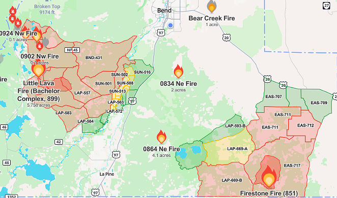 Bachelor Complex Fire Leads to Increase in Evacuation Zones