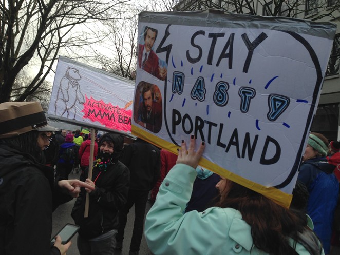 Thousands gather in Bend, tens of thousands in Portland at Saturday's Women's Marches