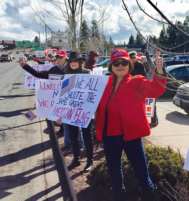 Anti-Walden, pro-Walden and pro-Trump rallies in Bend this week