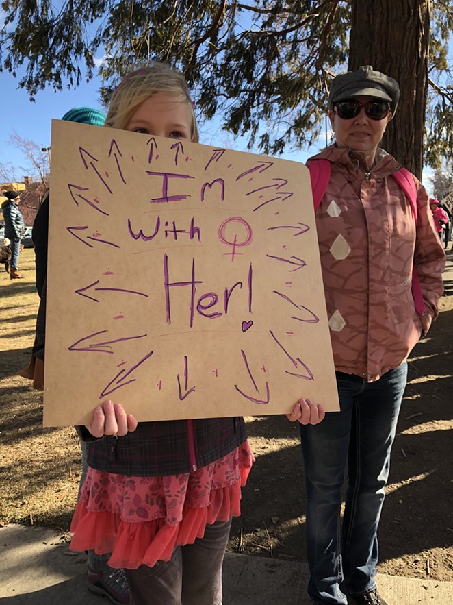 Scenes from the Women's March for Action