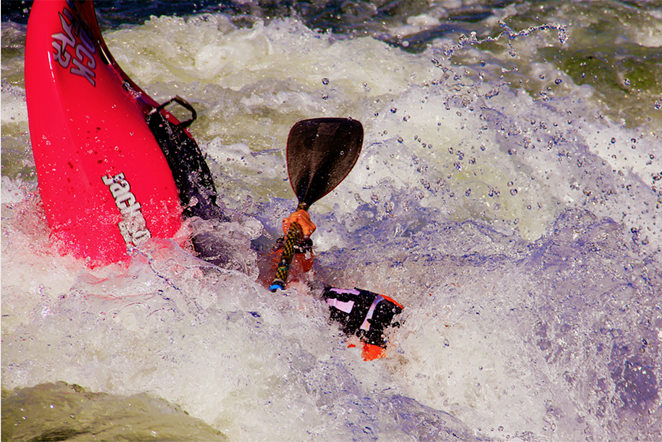 The Whitewater Festival delivers competition for surfers and boaters, much entertainment for spectators and heaps of celebration for the community and Deschutes River. .