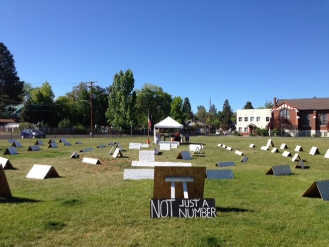 Troy Field: Field of Names, Memorial Day 2022