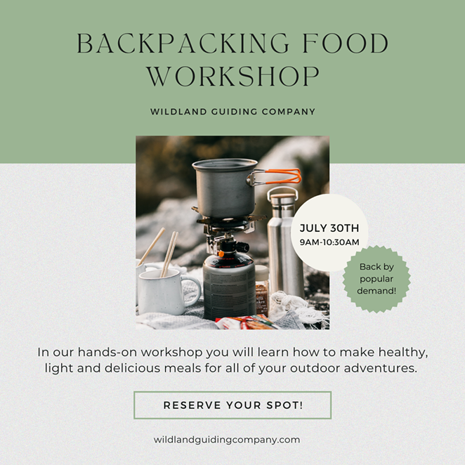 Backpacking Food Workshop