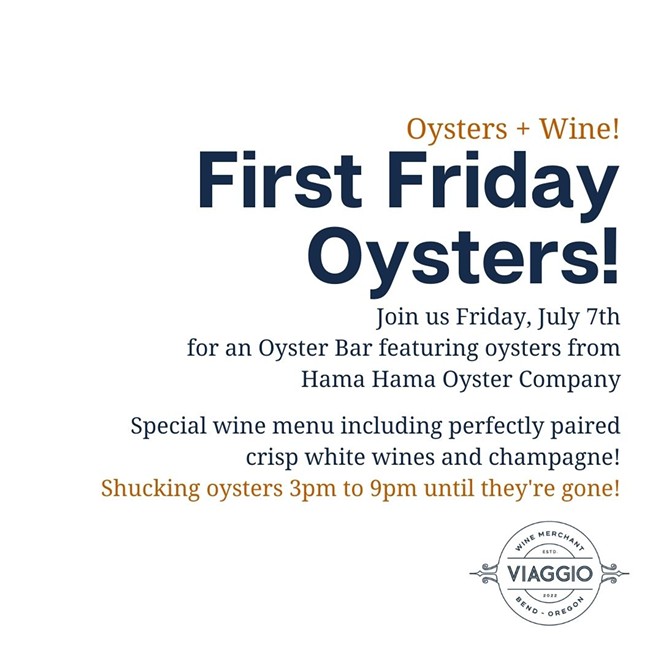Viaggio First Friday Oysters!