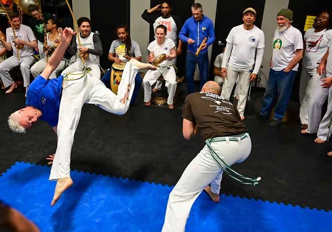 The game of capoeira in Bend, OR.