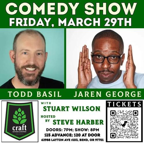 Comedy at Craft Todd Basil and Jaren George Craft Kitchen and