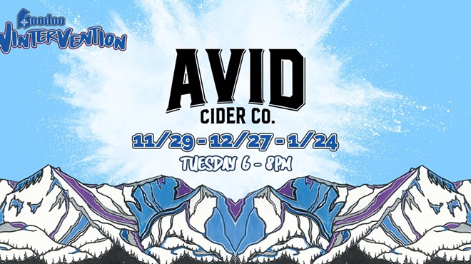 Hoodoo Wintervention Kick Off at Avid Cider