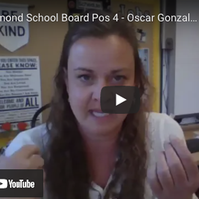 ▶ WATCH: Redmond School Board Pos 4 - Oscar Gonzalez and Carmen Lawson