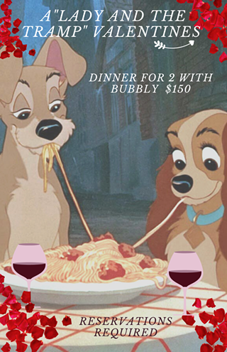A Lady and the Tramp Valentines Dinner