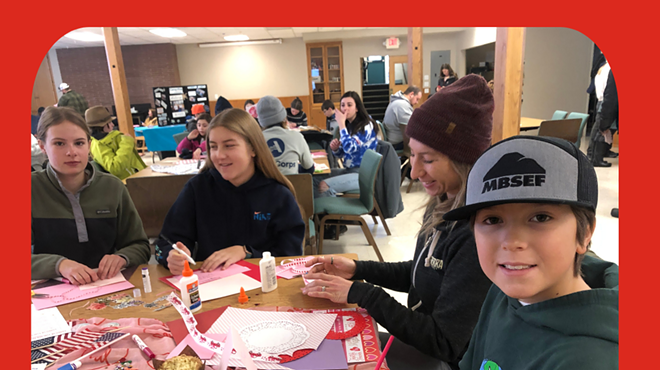 Image: Valentines for Veterans Volunteer Event on MLK Jr. National Day of Service
