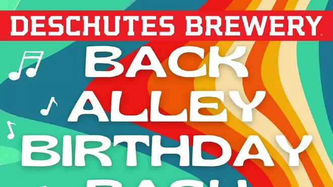 Image: Victory Swig at The Deschutes Back Alley Birthday Bash