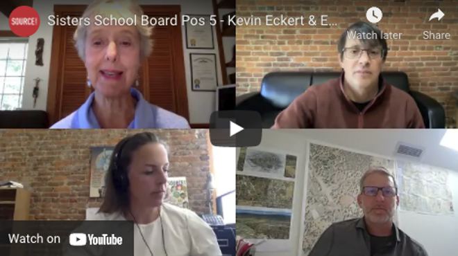 ▶ WATCH: Sisters School Board Pos 5 - Kevin Eckert &amp; Edie Jones