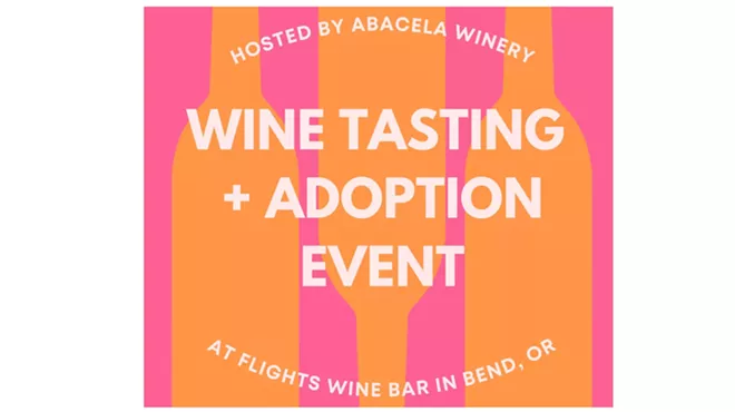 Image: Wine Tasting at Flights Wine Bar and Dog Adoption Event