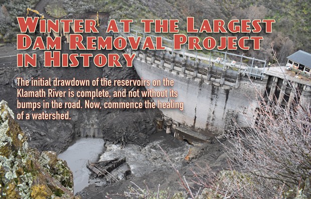Winter at the Largest Dam Removal Project in History