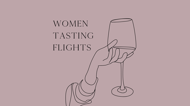 Image: Women Tasting Flights: Rombauer