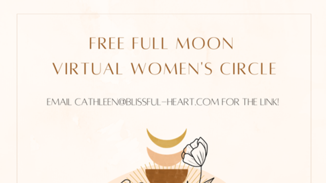 Women's Full Moon Meditiation and Ceremony