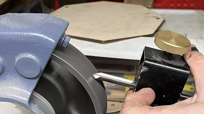 Image: Wood Lathe Tool Sharpening Workshop