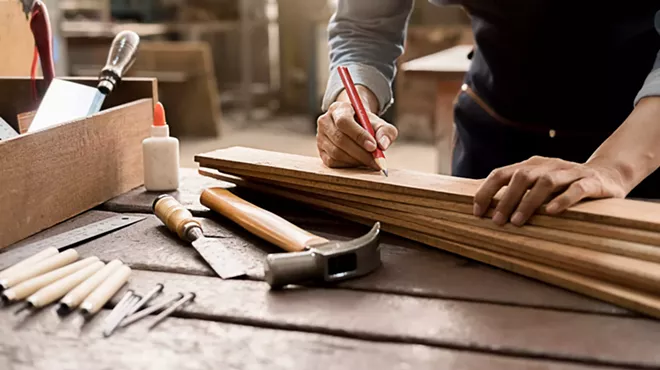 Image: WoodShop Basics - Learn best practices on the Table Saw, Chop Saw and Band Saw