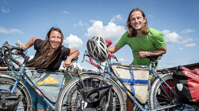 Image: World by Bike: Love, Kindness, and Building Community, Kristen Grund Jokinen and Ville Jokinen