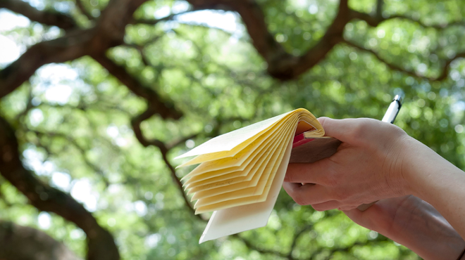 Image: Writers Writing: Nature Writing - Come to Your Senses