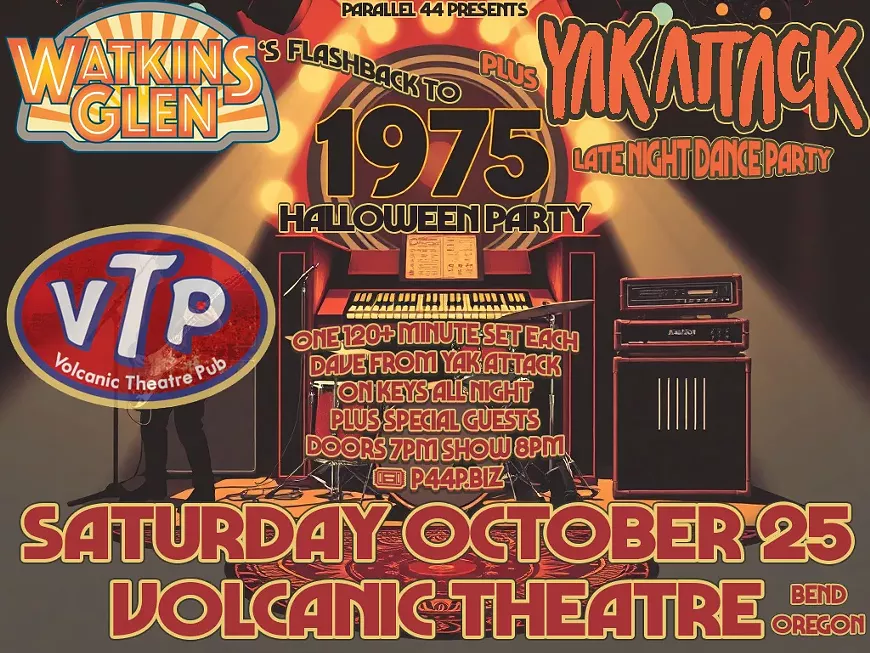 YAK ATTACK & WATKINS GLEN - WATKINS GLEN'S FLASHBACK TO '75 HALLOWEEN PARTY