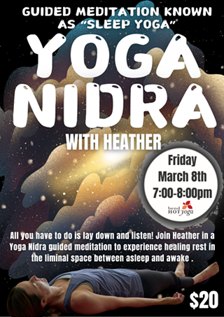 Image: Yoga Nidra -"Sleep Yoga" Guided Meditation